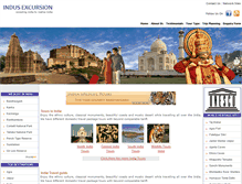 Tablet Screenshot of indus-excursion.com